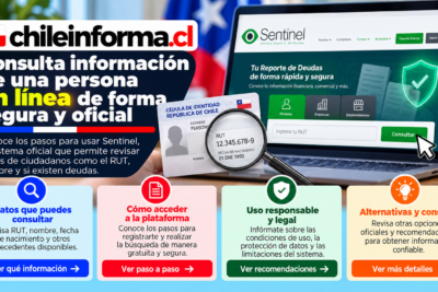 Consulta de RUT y datos personales en línea mediante plataformas digitales seguras en Chile