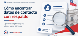 Buscar a una persona por Nombre y Apellido en Chile