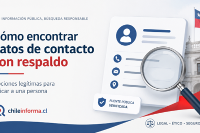 Buscar a una persona por Nombre y Apellido en Chile