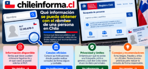 Consulta de datos personales en Chile mediante canales oficiales y recomendaciones para proteger la privacidad.