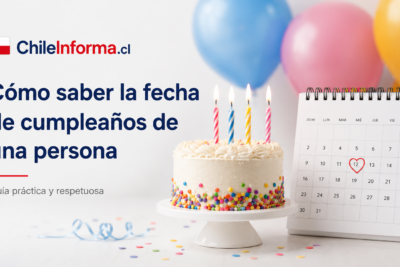 Cómo saber la fecha de cumpleaños de una persona