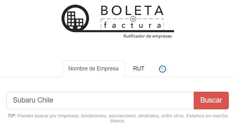 buscar rut de empresa por nombre