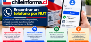 Guía visual para consultar un número telefónico asociado a un RUT en Chile y conocer alternativas de búsqueda confiables.