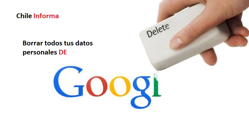Borrar datos personales de Internet