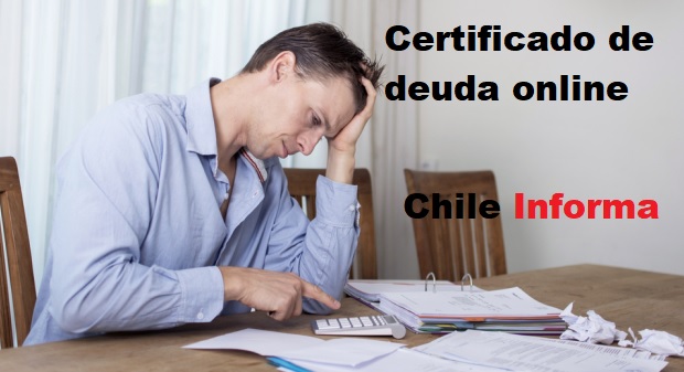 Certificado de deuda online