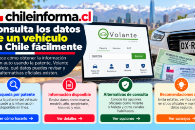 buscar la patente de un auto en Chile