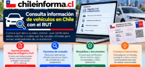 Consulta de antecedentes vehiculares en Chile, certificados y datos disponibles mediante el RUT.