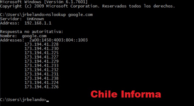 Dirección ip