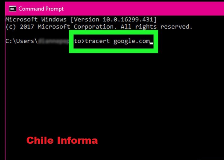 ip de una pagina web