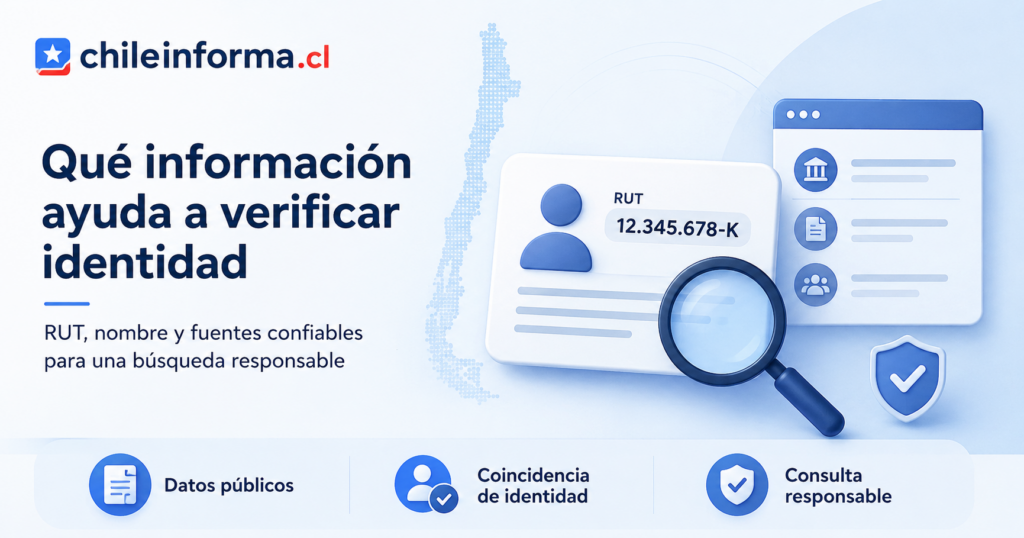 Cómo buscar personas por RUT