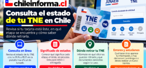 saber si mi TNE está lista para retirar en Chile