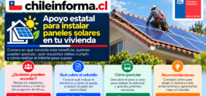 Paneles solares para viviendas y apoyo estatal en Chile: requisitos, beneficios y recomendaciones de postulación.