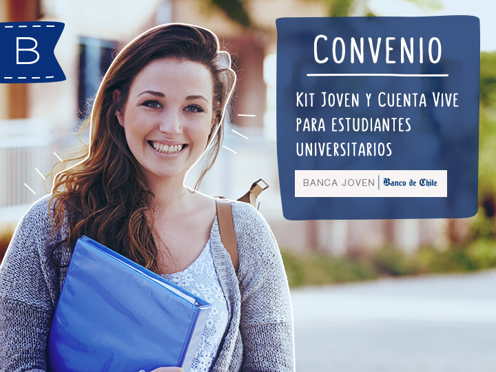 Cuenta bancaria para estudiantes en banco de Chile