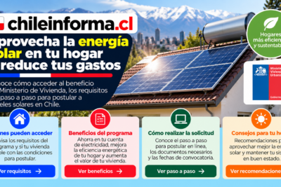postular a paneles solares para viviendas en Chile