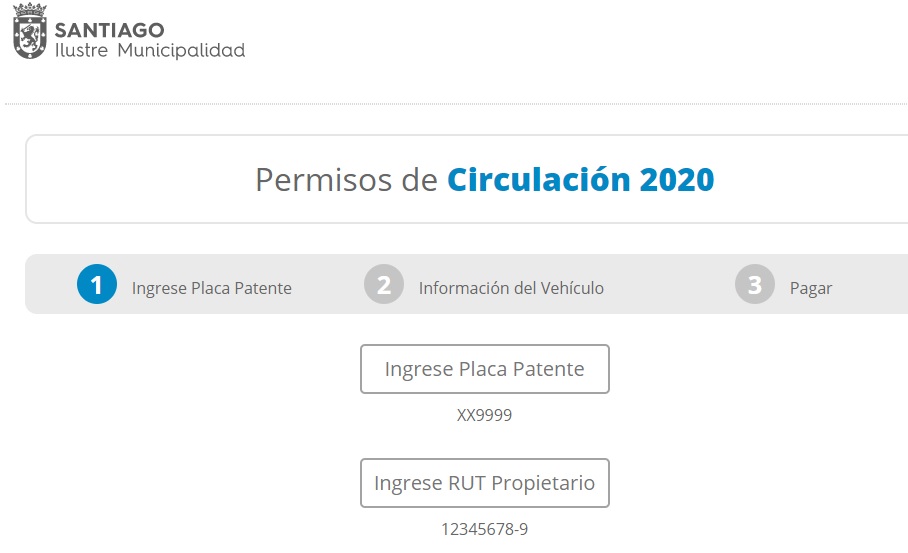 pagar permiso de circulación