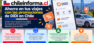 Promociones y descuentos de DiDi en Chile para ahorrar en viajes y aplicar cupones desde la aplicación.