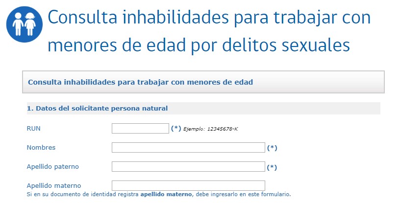 Consulta inhabilidades en Chile