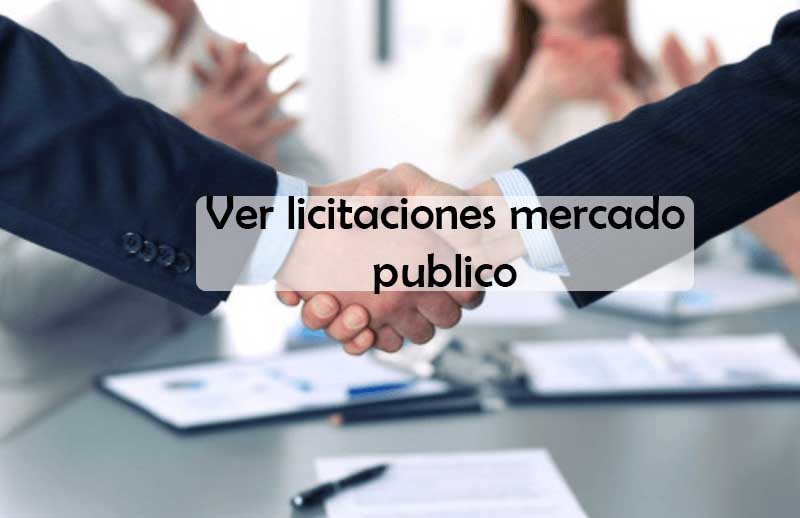 ver licitaciones mercado publico