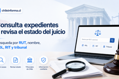 Buscar causas judiciales por RUT o Nombre