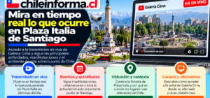 Transmisión en vivo de Plaza Italia en Santiago y opciones para ver la cámara online
