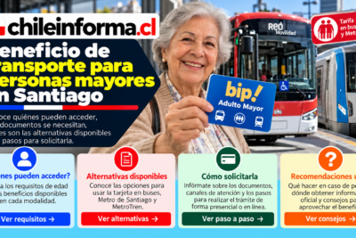 Tarjeta Bip! Adulto Mayor en Chile
