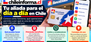 Cuenta bancaria chilena para recibir transferencias, pagar cuentas y realizar compras
