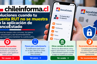 Problemas de acceso a la Cuenta RUT en la aplicación de BancoEstado y pasos para solucionarlos de forma segura.