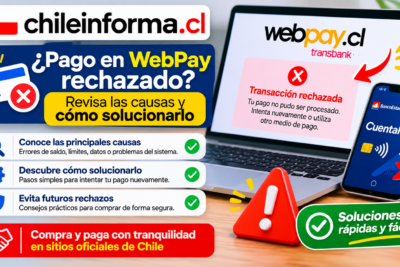 WebPay rechazado con Cuenta RUT: causas frecuentes, soluciones y consejos para pagos seguros