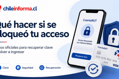 Recuperar Cuenta RUT bloqueada por intentos fallidos de clave